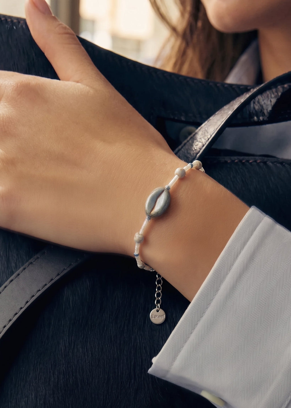 Silver Foam Bracelet