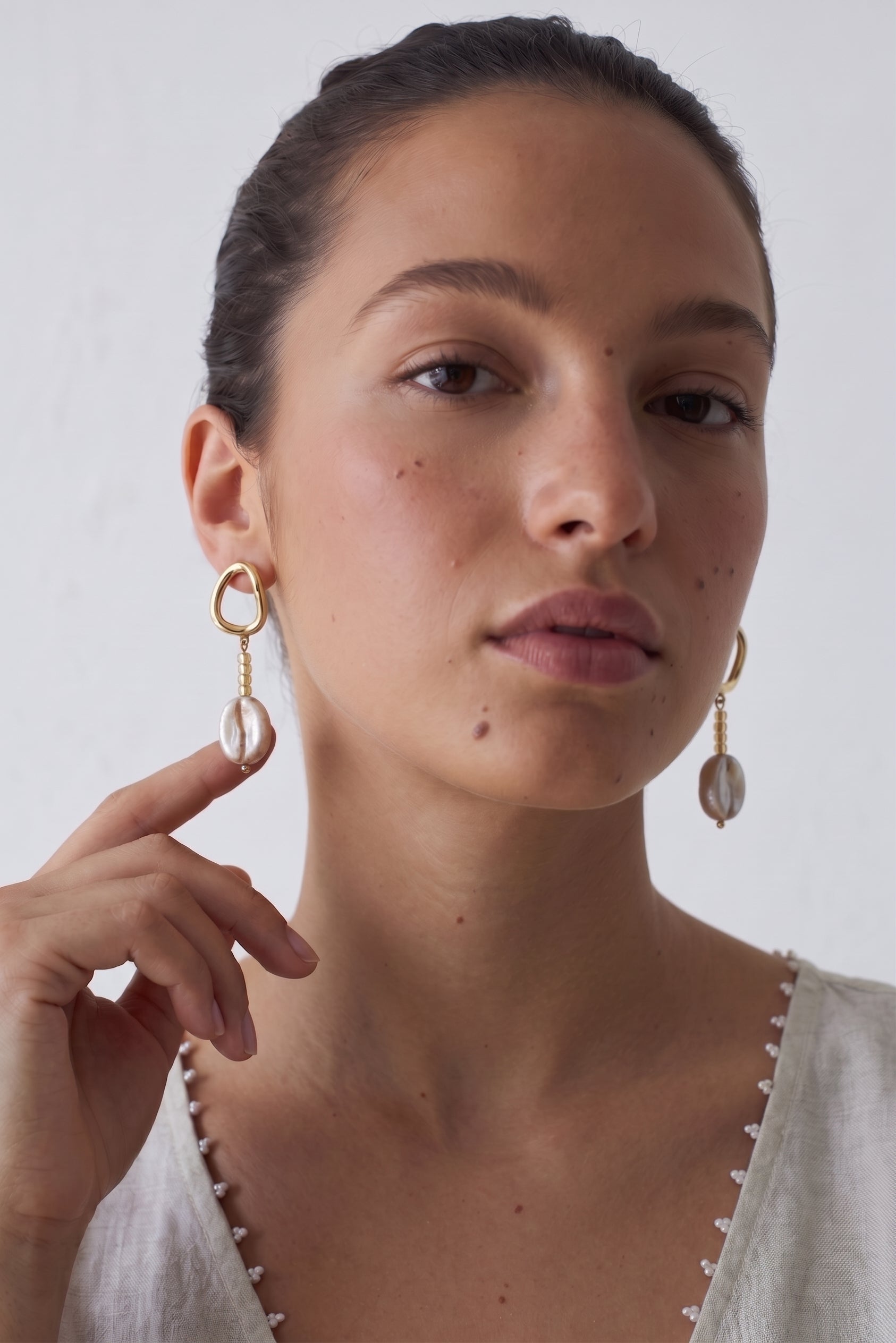 Coconut Latte Earrings