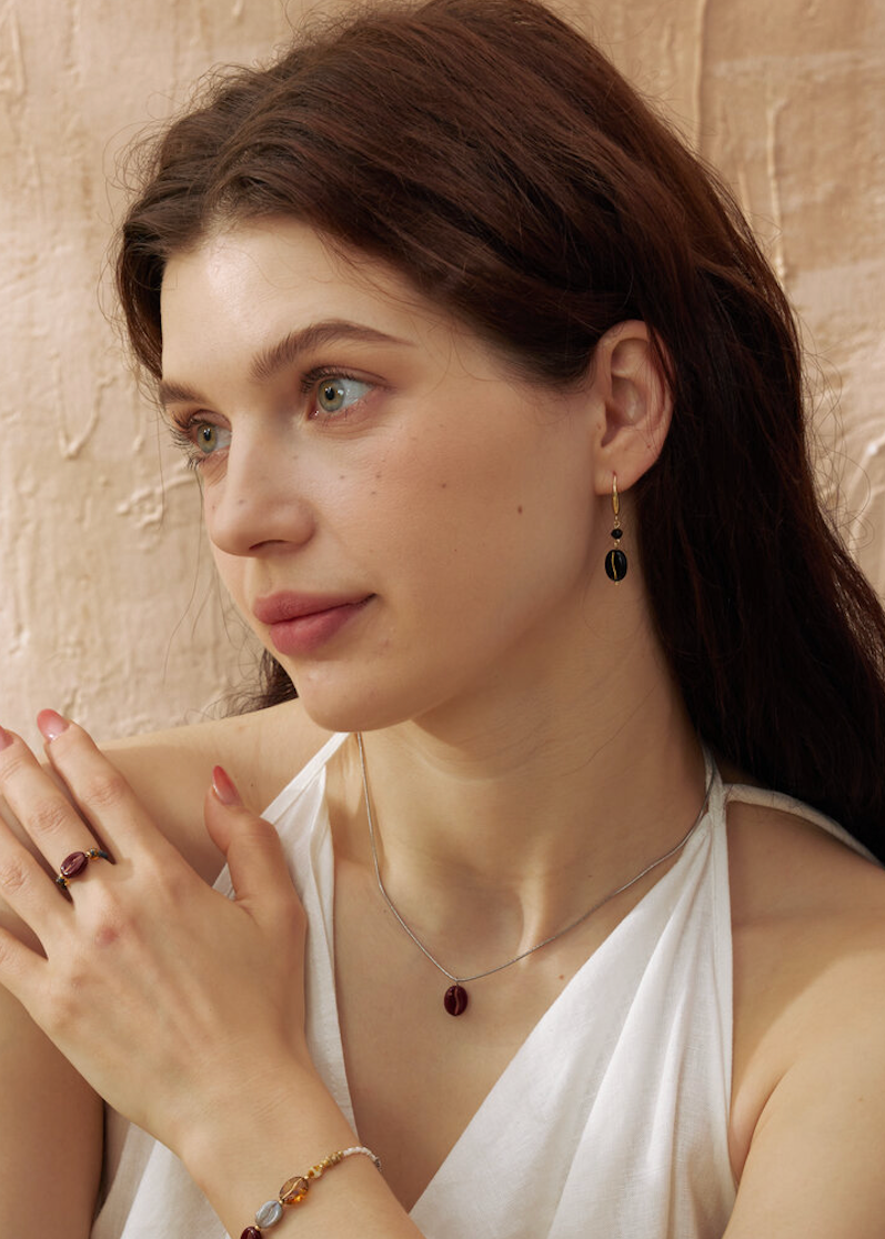 Espresso Drop Earrings